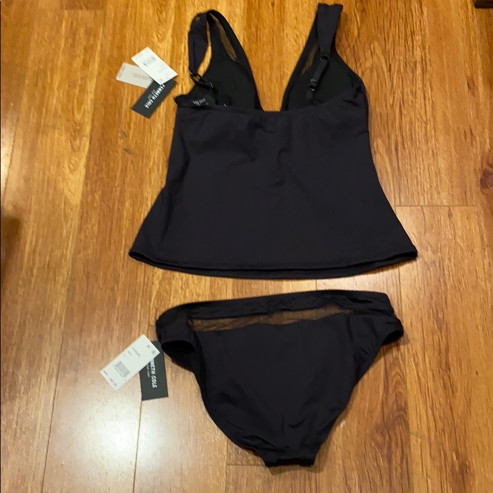 Kenneth Cole black size S NWT$156 Tankini